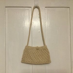 Macrame bag;  perfect for the essentials